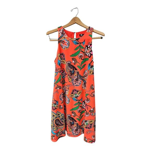KUT FROM THE KLOTH Dresses & Skirts - New KUT FROM THE KLOTH Coral Floral Paisley Sleeveless Shift Dress Size 8